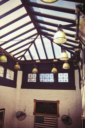 Entrance to the subway in Bostonの素材