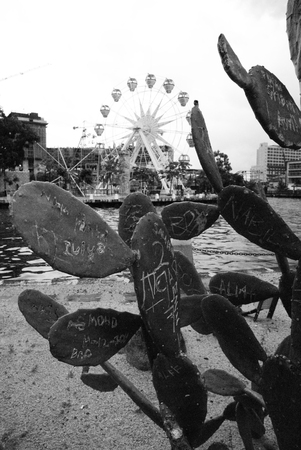 View of Eye on Malaysia at Malacca Townのeditorial素材