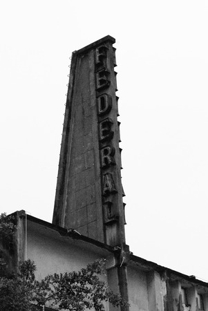 Federal - an old cinema building at Malacca Townのeditorial素材