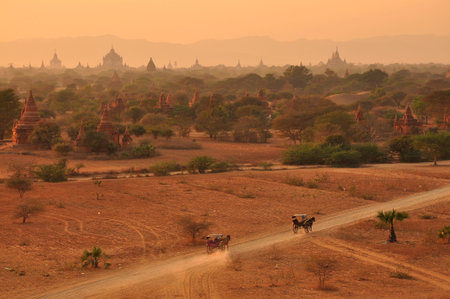 Bagan  Myanmar, Burmaの写真素材