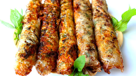 Vietnam spring rollsの写真素材