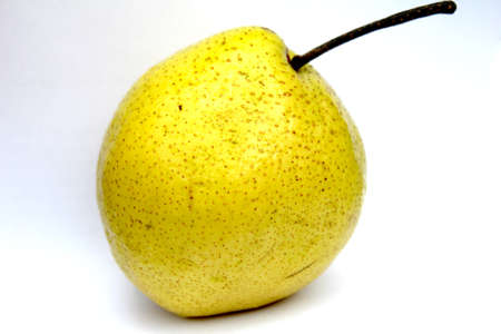 pear isolated on white backgroundの写真素材