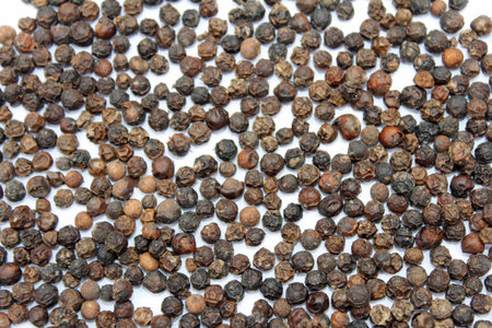 pepper on white background