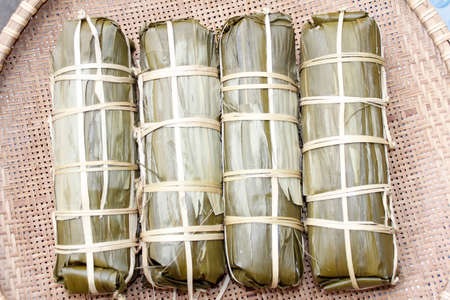 Vietnam traditional rice cakeの写真素材
