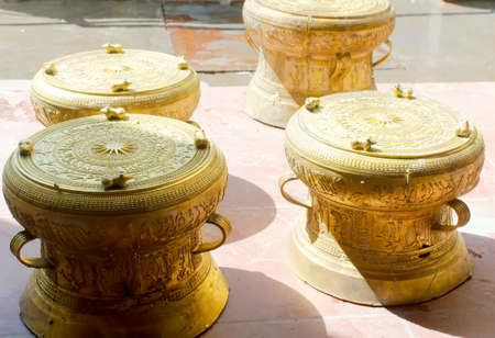 Vietnam bronze drumの写真素材