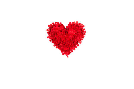 Love card with hearts and flowersの写真素材