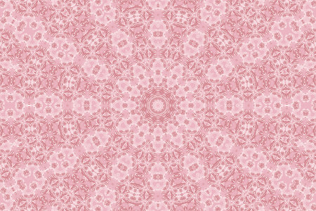 Pink pattern with natural flowers of rose