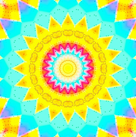 Bright abstract ornamental backgroundの写真素材