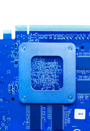 Electronic circuit board abstract background