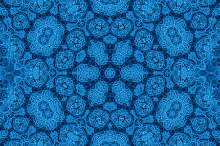Background with abstract blue pattern