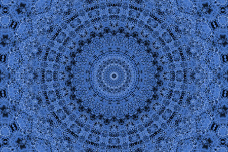 Abstract dark blue ornamental background