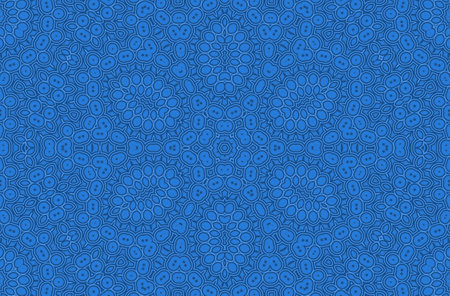 Blue background with abstract radial patternの写真素材