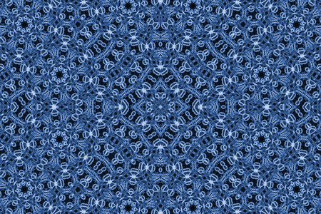 Abstract blue ornamental background