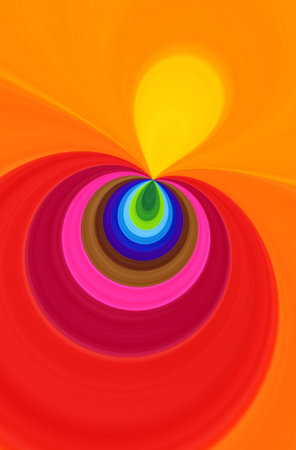 Bright swirl abstract background of color line