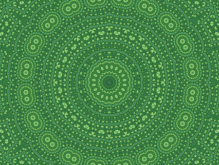 Green abstract background with radial patternの写真素材