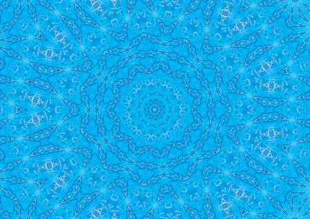 Blue abstract background with pattern of thin lines