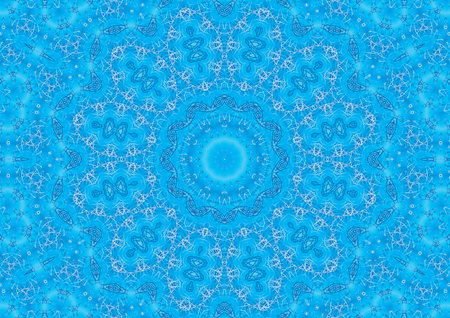 Blue abstract background with pattern of thin lines