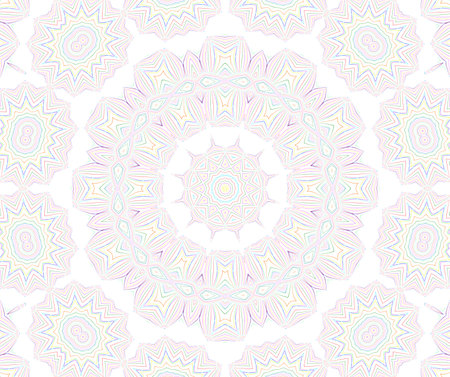 White background with abstract color patternの写真素材