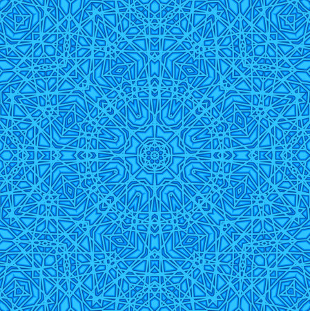 Blue background with abstract patternの写真素材