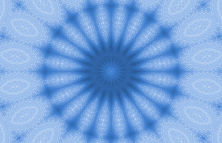 Blue abstract ornamental background