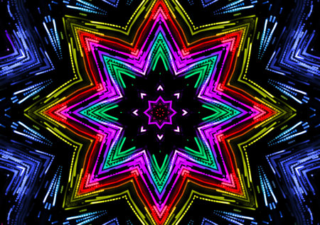 Background with abstract bright light pattern