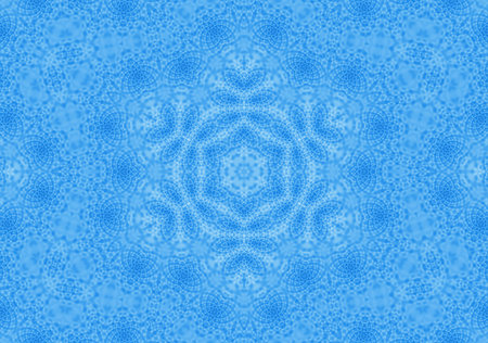 Blue background with abstract blurred pattern