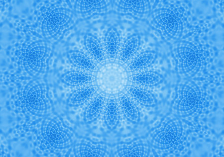 Blue background with abstract blurred pattern