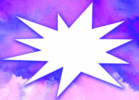 Watercolor bright abstract background with space for textの写真素材