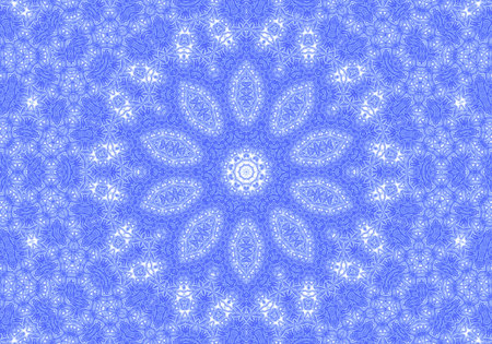 Abstract blue pencil drawn pattern background