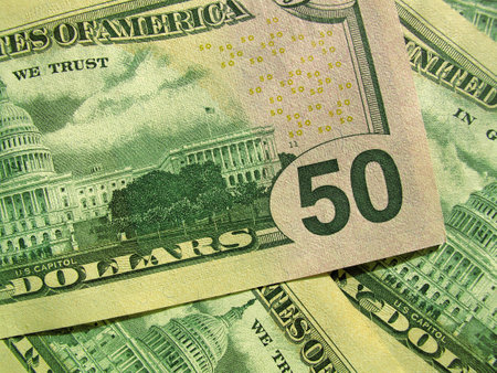 money background from new dollars usaの写真素材