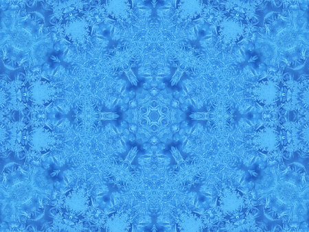 Background with concentric abstract ice pattern