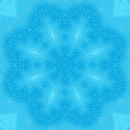 Abstract background with blue concentric patternの写真素材