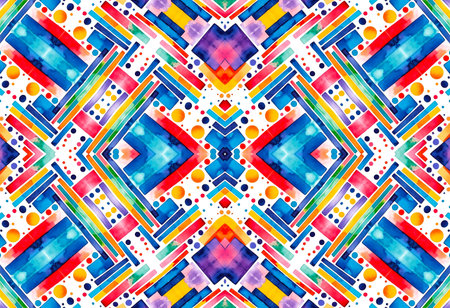 Background with bright colorful shapes, abstract multicolor concentric pattern for design