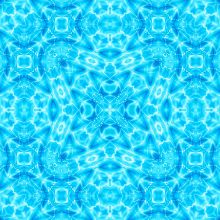 Abstract blue background with concentric pattern
