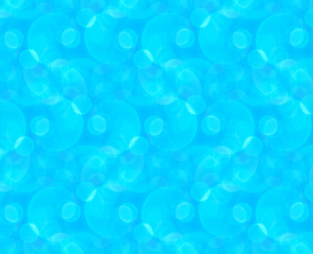 Blurred bubbles pattern, blue abstract background