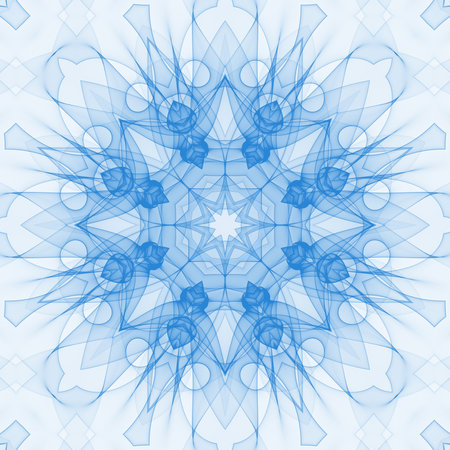 Abstract blue background with soft air patternの写真素材