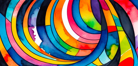 Bright multicolored background, abstract colorful pattern for designの写真素材