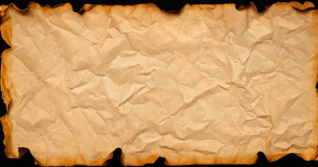 Vintage crumpled paper background, Close-up old paper texture for design