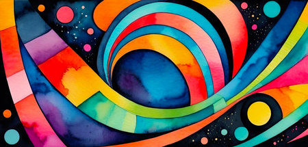 Abstract bright multicolor background, colorful pattern for design