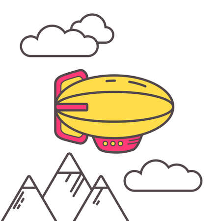 zeppeline 1 lineの写真素材