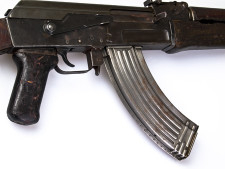 AK 47 Trigger and magazineの写真素材