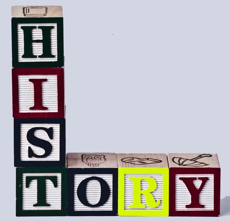 History Wooden Blockの写真素材