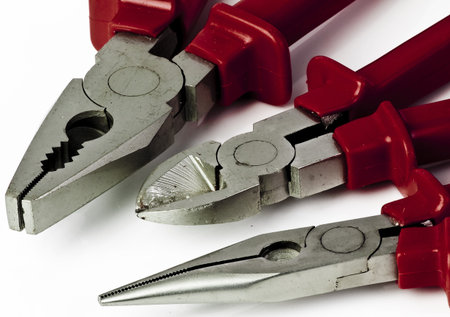 Red Handle Tool Close Up の写真素材