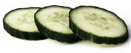 Sliced Cucumber の写真素材