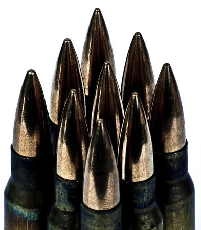 Close up 7.62 Projectile 