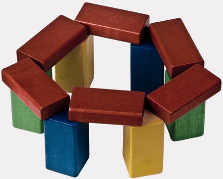 Wooden Blocks Stone Hengeの写真素材