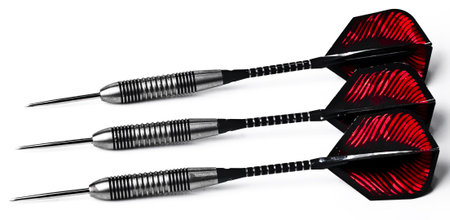 3 Darts Isolated Straight