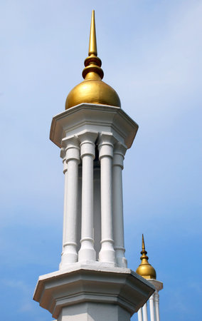 beautiful mosque image at perak, malaysian #の写真素材