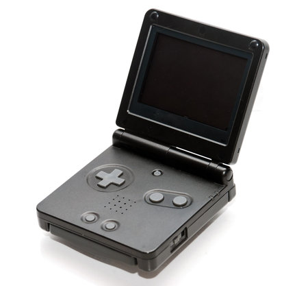 smart black game image on the white background