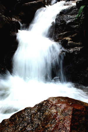 beautiful waterfalls image at pahang, malaysian #